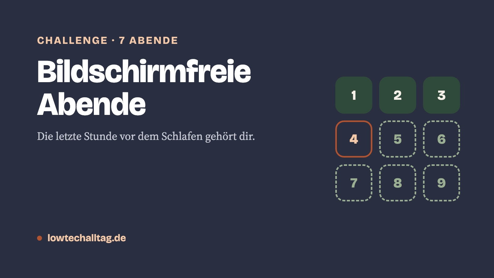 Bildschirmfreie Abende