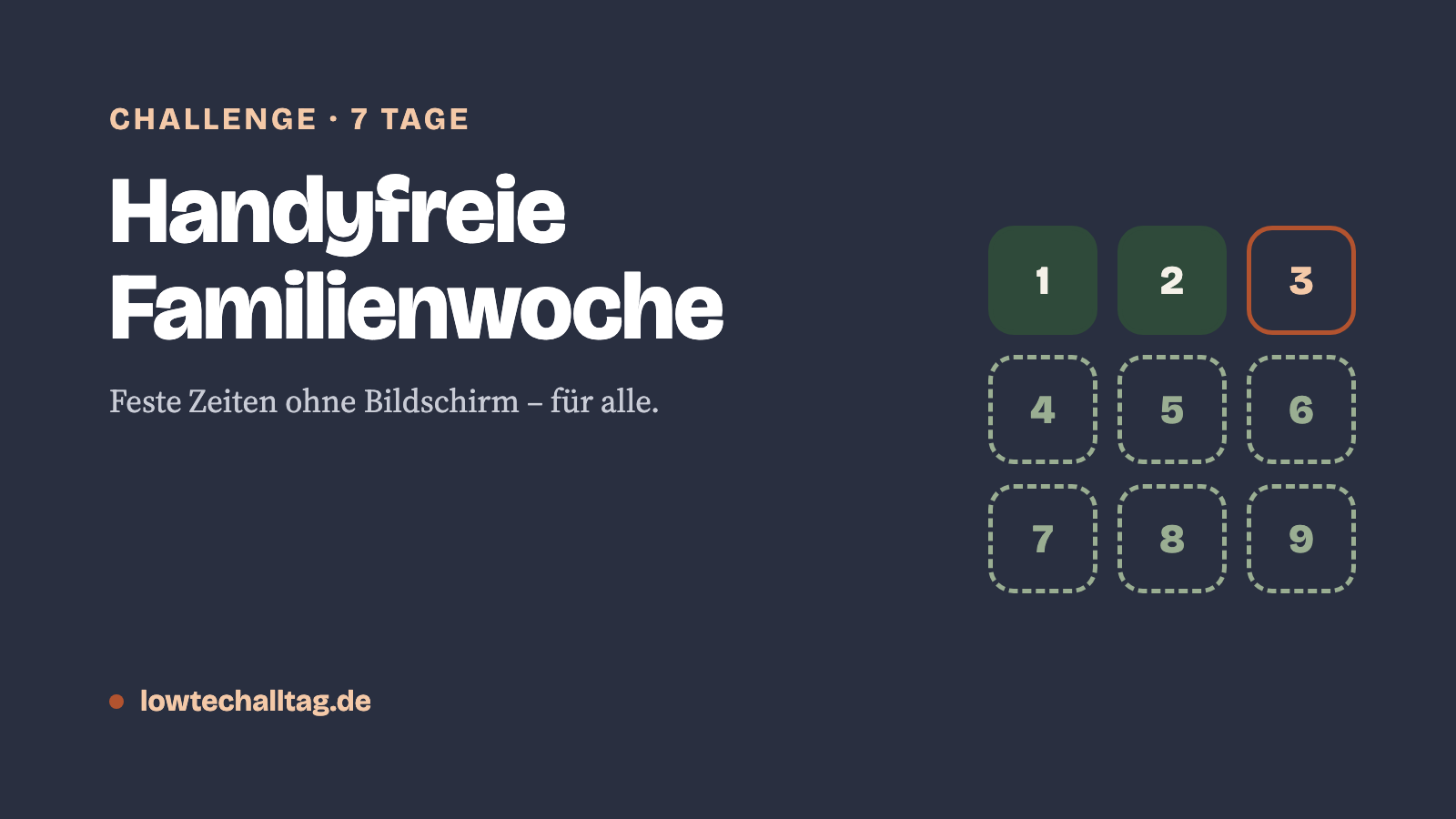 Handyfreie Familienwoche